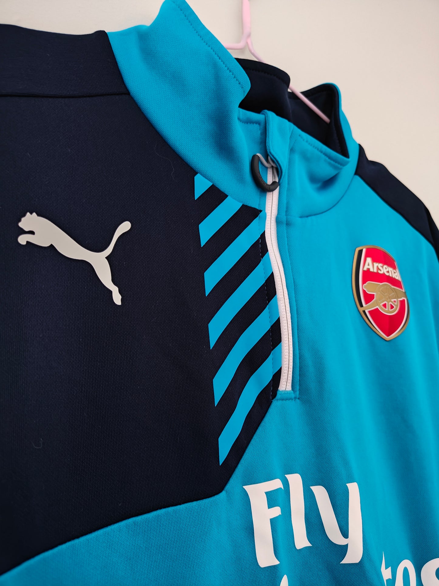 Arsenal 15/16 Puma Training Half Zip Size Medium