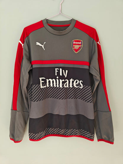 Arsenal 2017 Puma Training Sweatshirt Size Medium