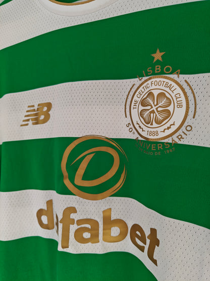 Celtic 2017-18 Home Long Sleeve Shirt Size Medium